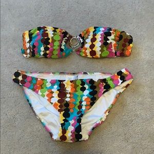 NWOT Trina Turk Strapless Bikini Set